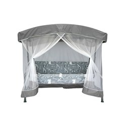 Качели садовые 3-х местные Ирис с москитной сеткой арт.GS1445 "Garden story"
