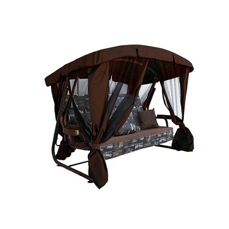 Качели садовые 3-х местные Ранго Премиум Веста арт.МС3310-2025