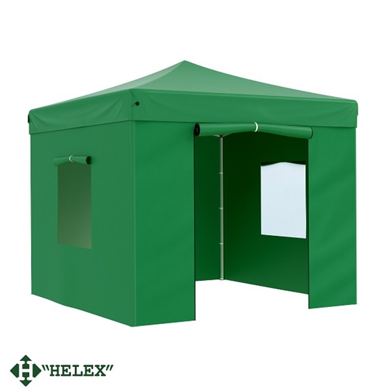 Тент-шатер быстросборный Helex 24331 3x3х3м полиэстер зеленый