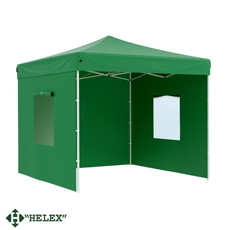 Тент-шатер быстросборный Helex 24331 3x3х3м полиэстер зеленый