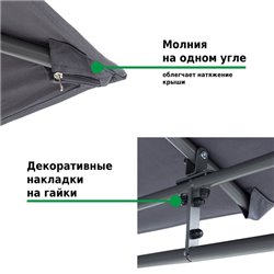 Тент садовый Green Glade 1149 3х4х2,65/2 м полиэстер