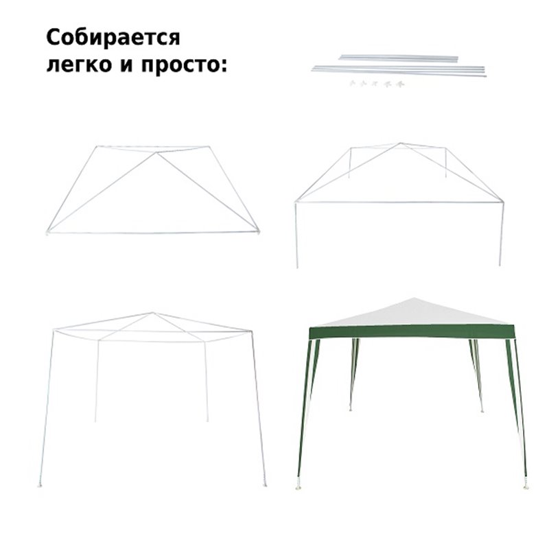 Тент садовый Green Glade 1017 2