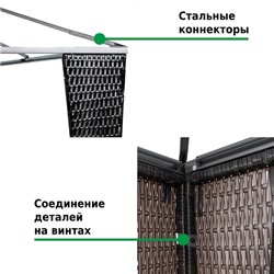 Шатер-беседка Green Glade 3176 3х3х2,5м полиэстер