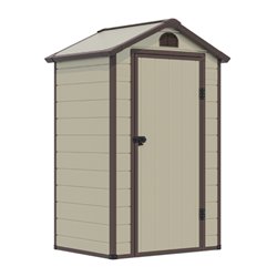 Сарай WOTEX Storage-01-1, бежевый с коричневым, 134*104*204 см