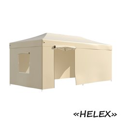 Тент-шатер быстросборный Helex 4361 3х6х3м полиэстер шампань