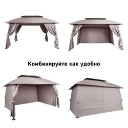 Шатер-беседка Green Glade 1068 3х4х2,6 м полиэстер