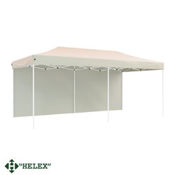 Тент-шатер быстросборный Helex 24362 6х3x3м полиэстер бежевый