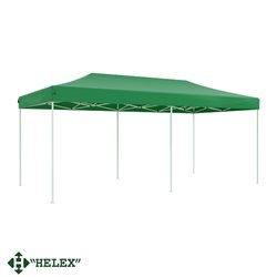 Тент-шатер быстросборный Helex 24366 6х3x3м полиэстер зеленый