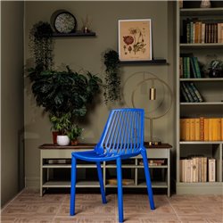 Пластиковый стул NICO синий